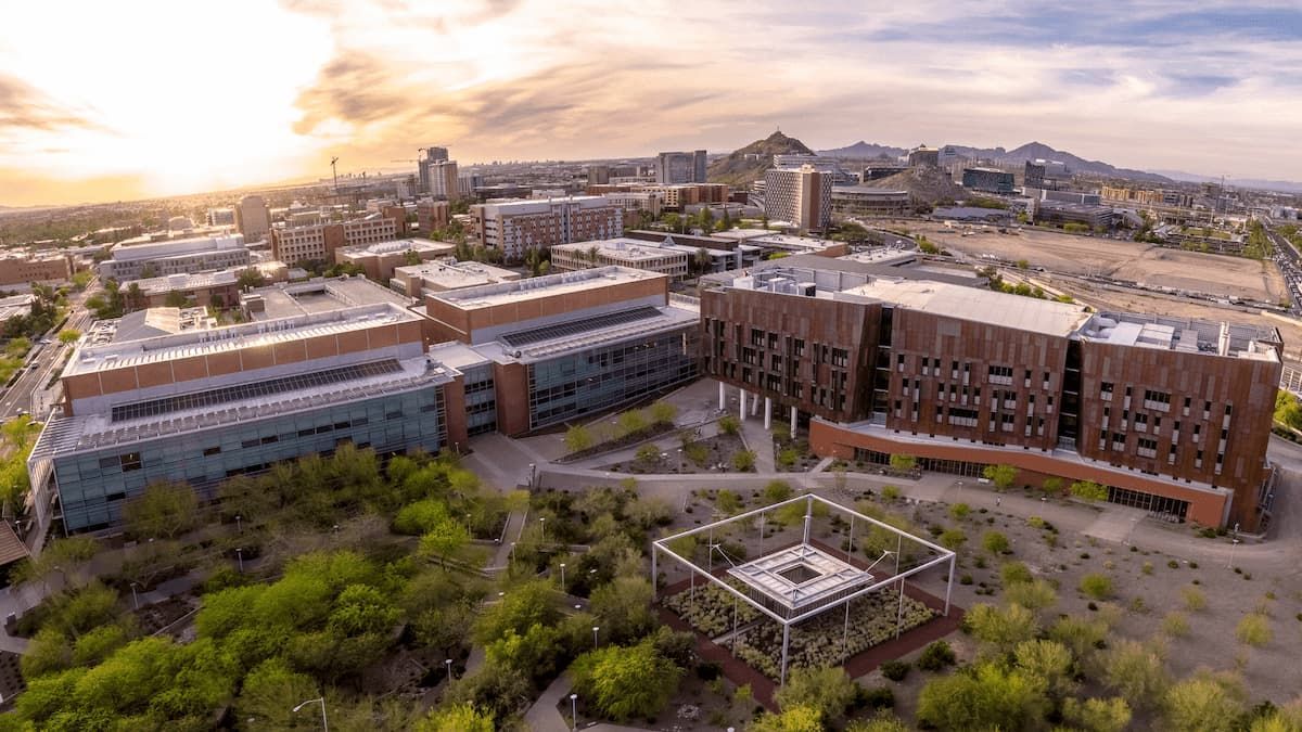 Arizona State University campus in Tempe, Arizona