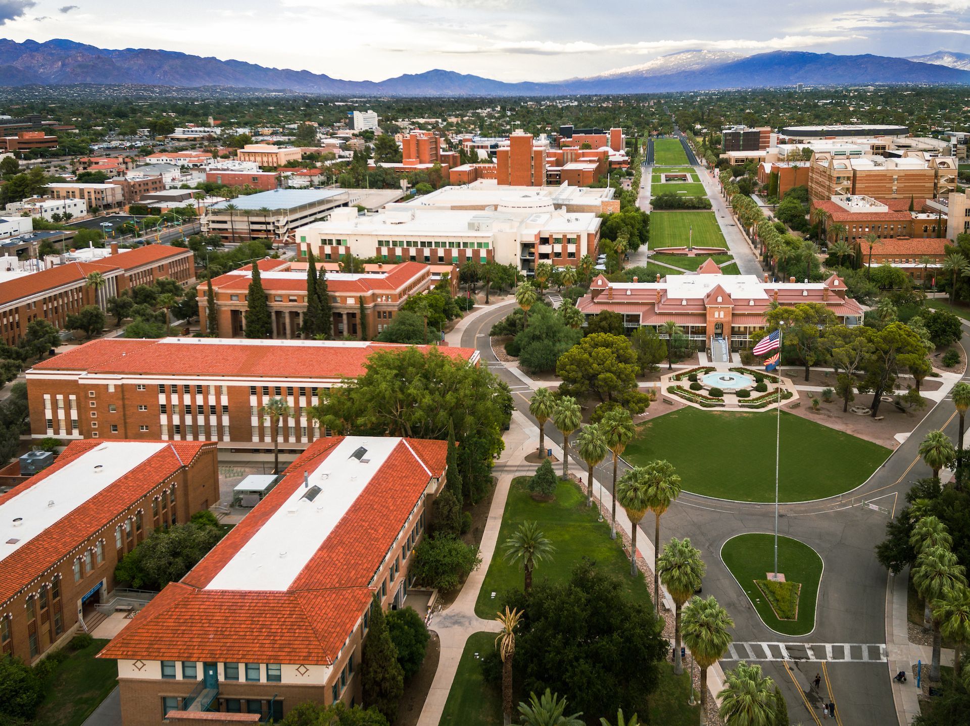 University of Arizona campus in Tucson, Arizona